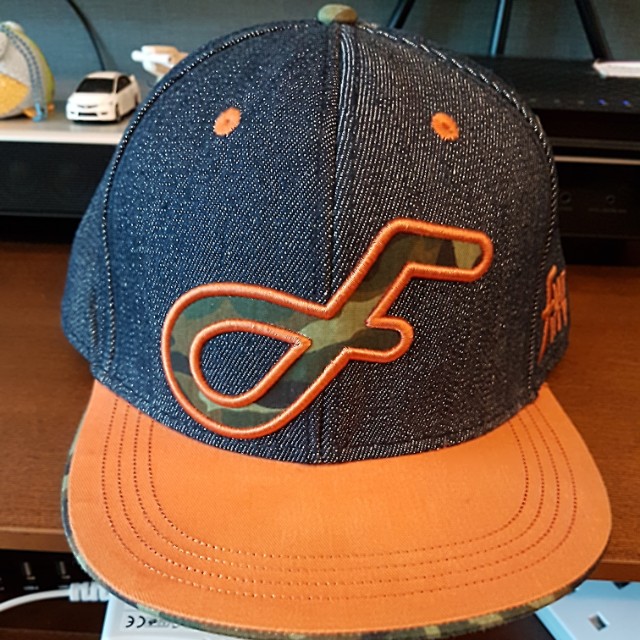 Flat Fitty Denim Snap Back Cap, Men's 