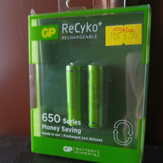 GP ReCyko+ 650 Series rechargable AAA batteries, Mobile Phones ...
