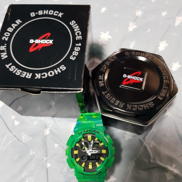 G Shock G Lide GAX100MB 3A Green Marble Analog Digital Watch Mobile Phones Gadgets Wearables Smart Watches on Carousell