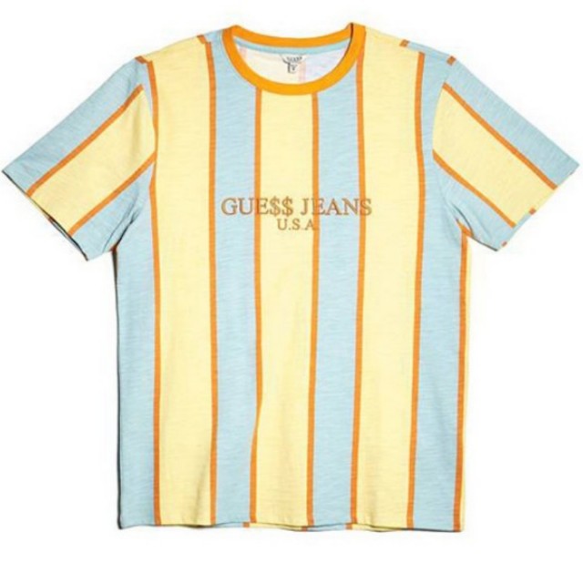 GUESS X ASAP ROCKY STRIPED SHIRT, Men's Fashion, Tops & Sets, Tshirts ...