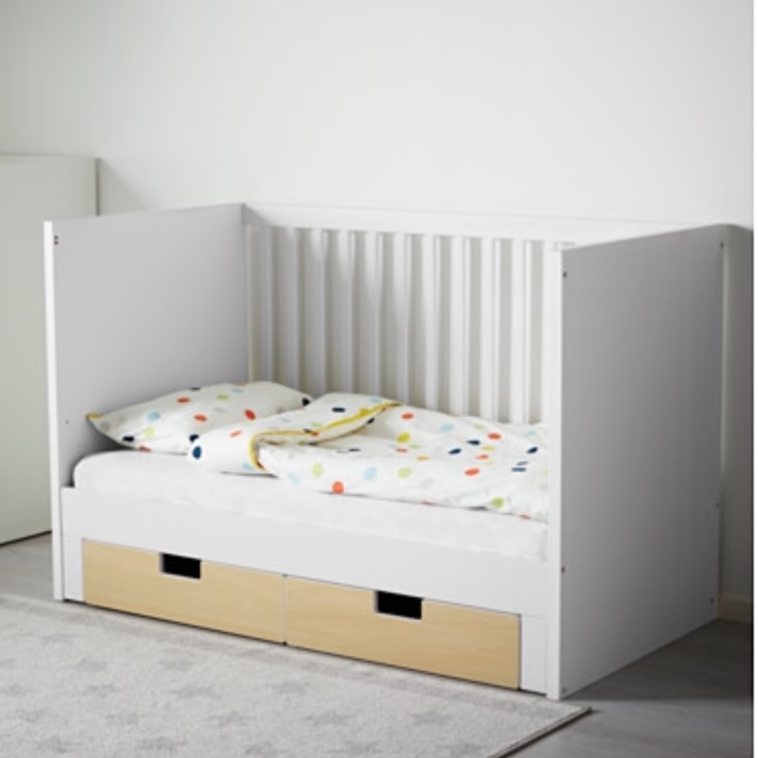 convert ikea crib to toddler bed