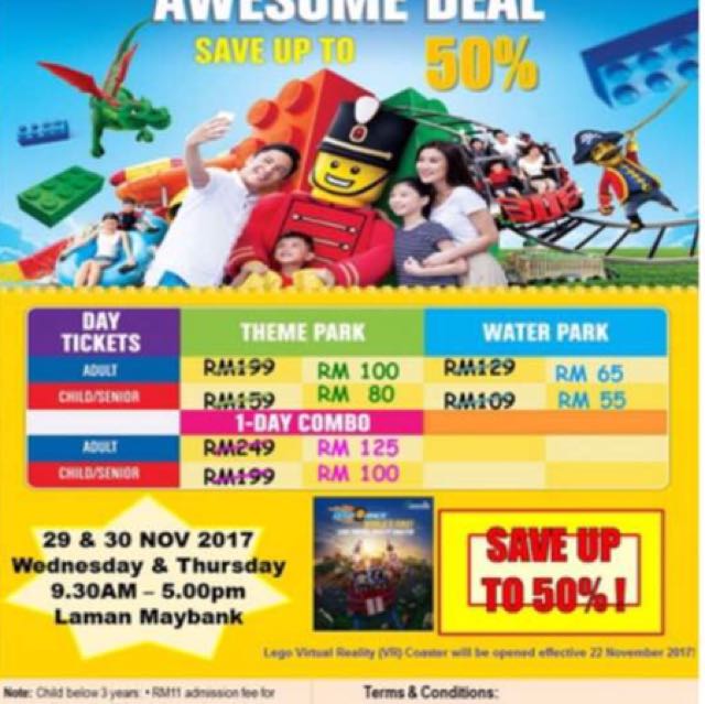 Maybank top legoland promotion