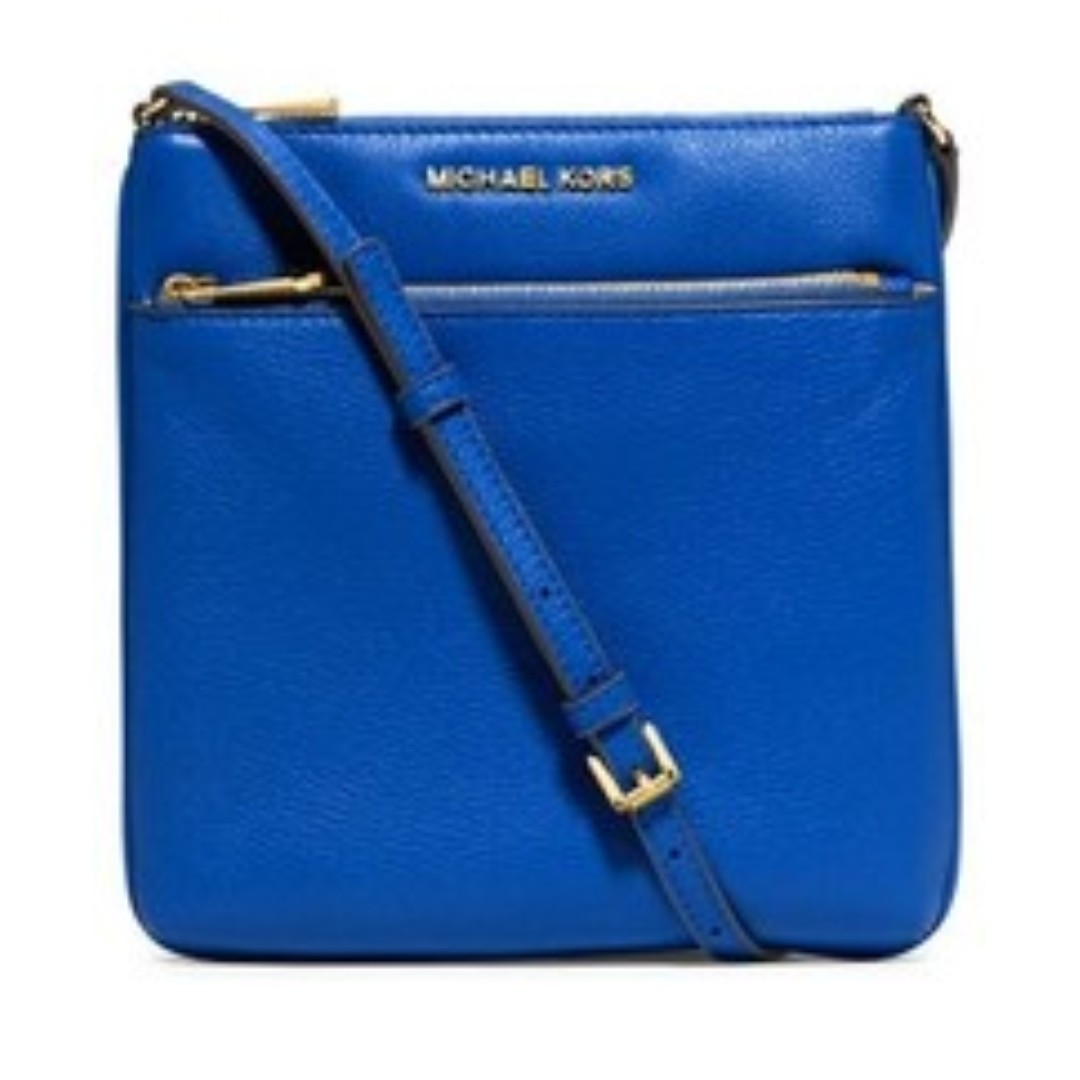 cobalt blue michael kors purse