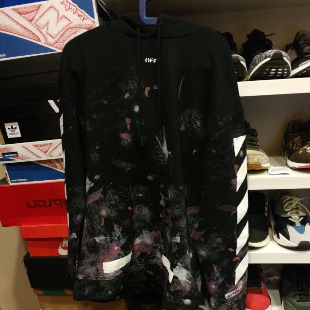 Off white shop galaxy hoodie sizing