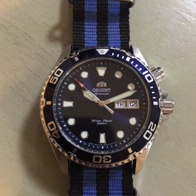 Orient mako nato best sale strap