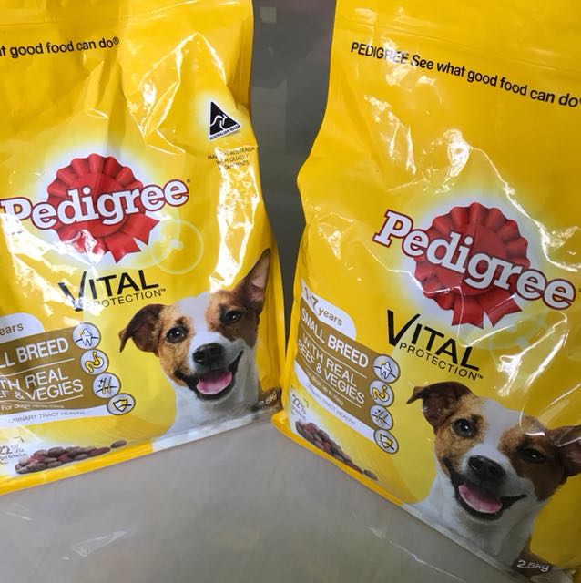 pedigree dry food with real beef & veggies 2.5kg
