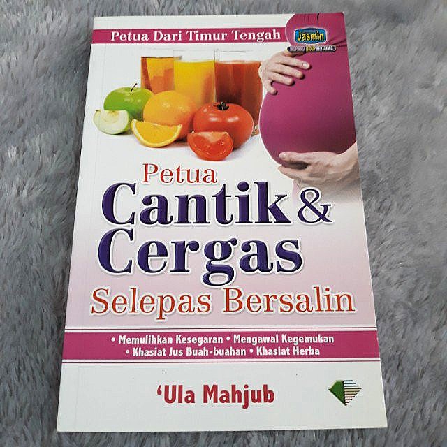 Petua Cantik Dan Cergas Selepas Bersalin Books Stationery Books On Carousell