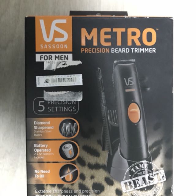 Precision Beard Trimmer Metro For Man Vs Sassoon Health
