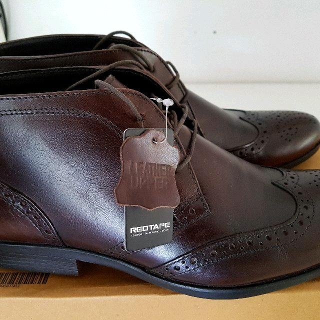 Red tape men's shop brogue leather formal shoes