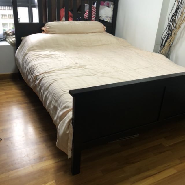 Reduced Again Ikea Hemnes Queen Bed Furniture Beds Mattresses Reduced Again Ikea Hemnes Queen Bed Furniture Beds Mattresses On Carou