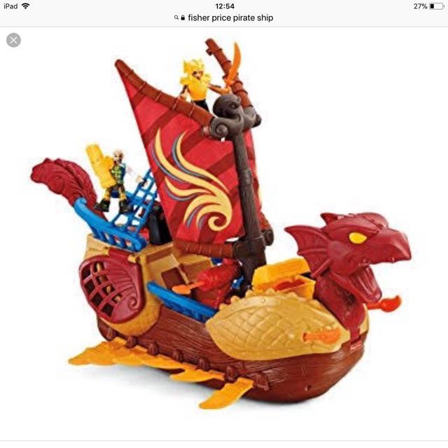 fisher price pirate boat