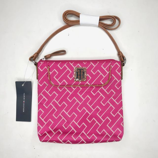 tommy hilfiger pink luggage