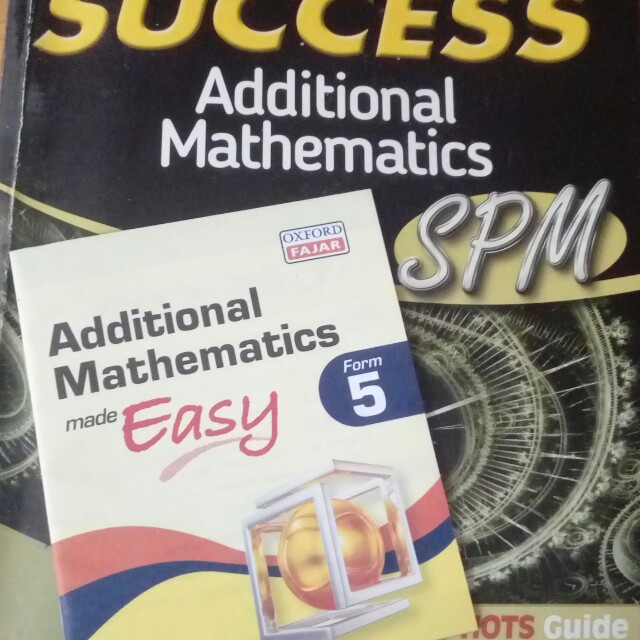 Success Spm Additional Mathematics By Oxford Fajar Textbooks On