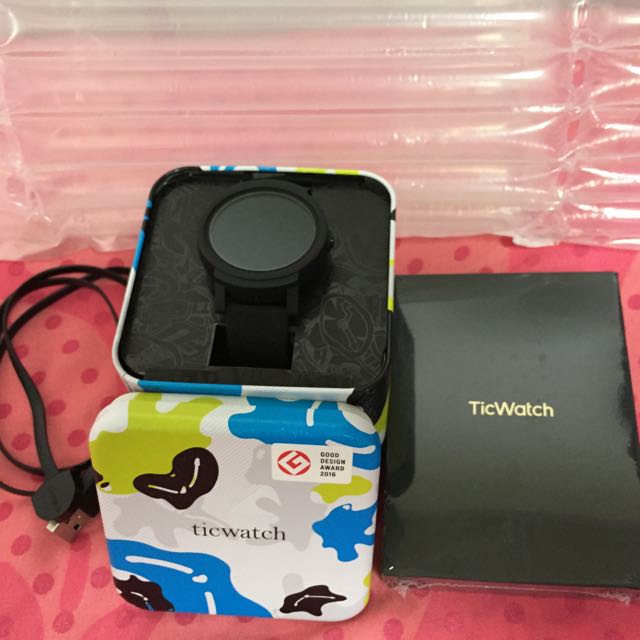 Ticwatch Express E Black used less than 1 week Men s