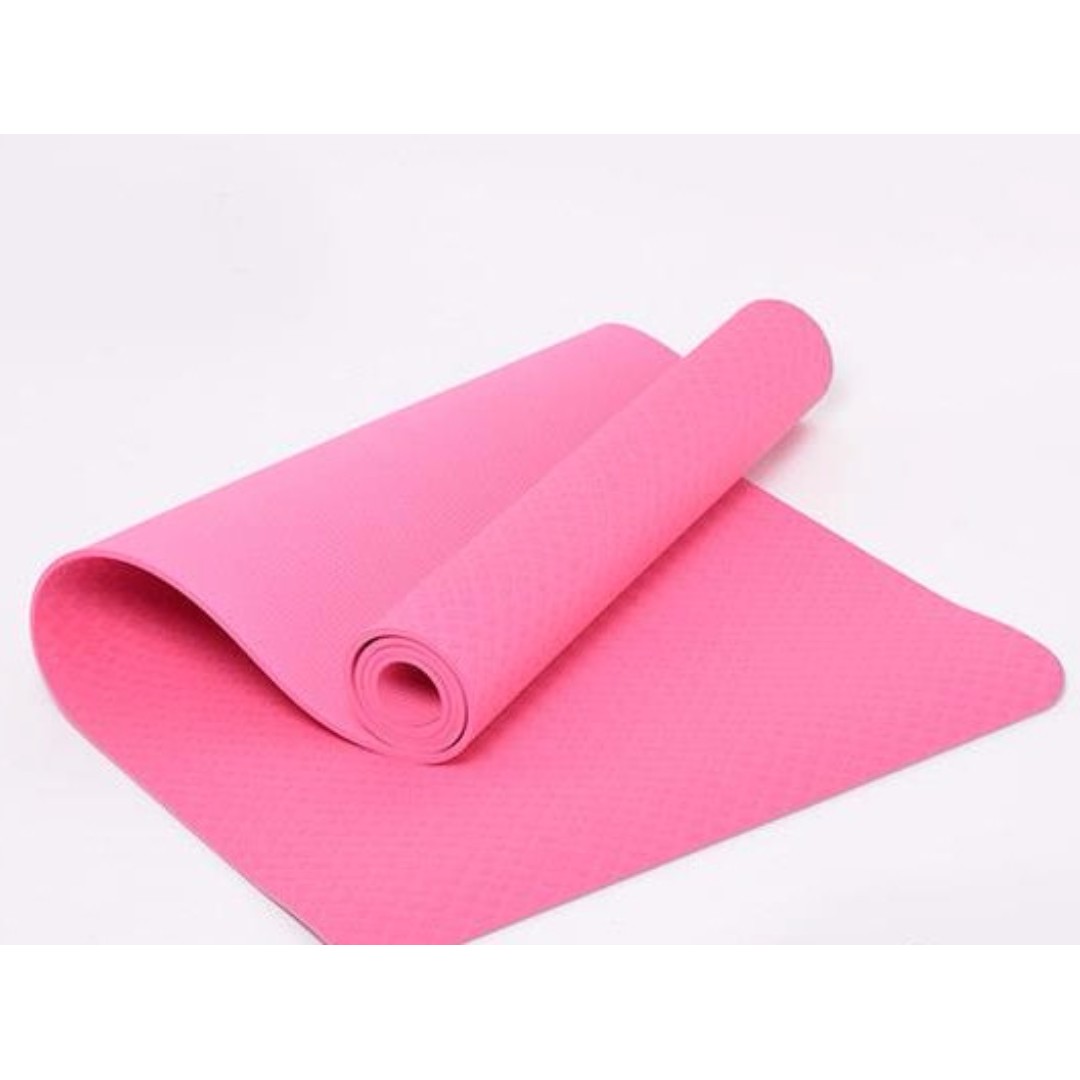 Cockatoo Yoga Mat TPE Non Slip 6mm Pink