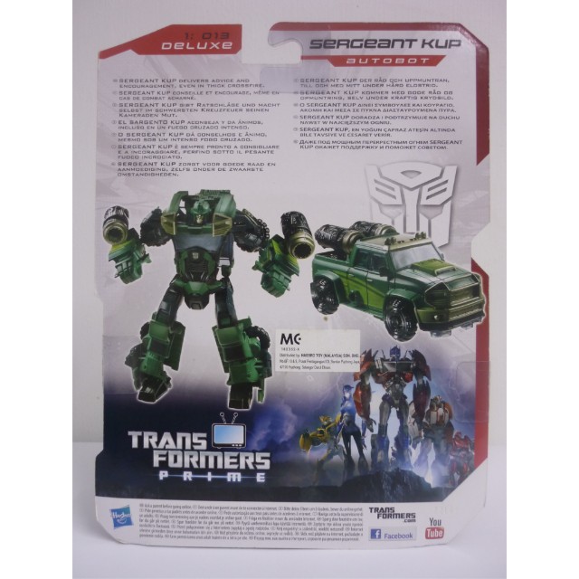 Transformers Prime Deluxe RID Sergeant Kup, Hobbies & Toys, Toys