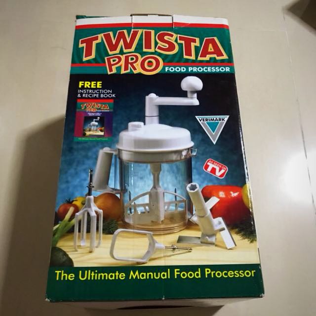 Twista Pro Food Processor in box, TV & Home Appliances, Kitchen