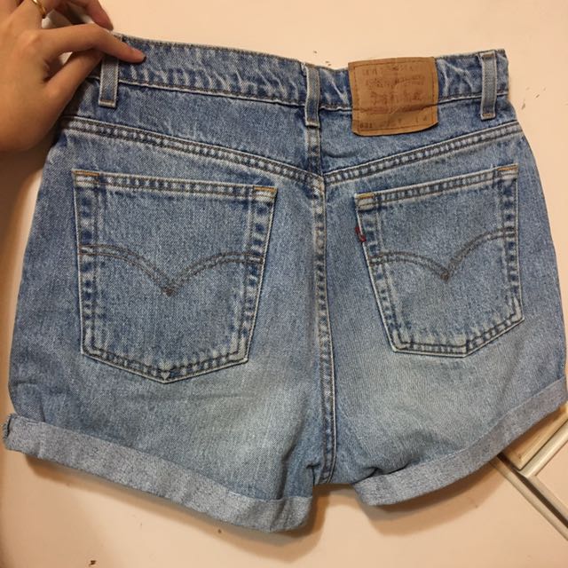 521 High Waist Denim Shorts 