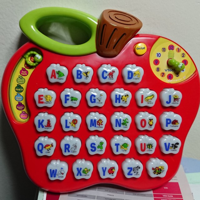 vtech alphabet apple toy