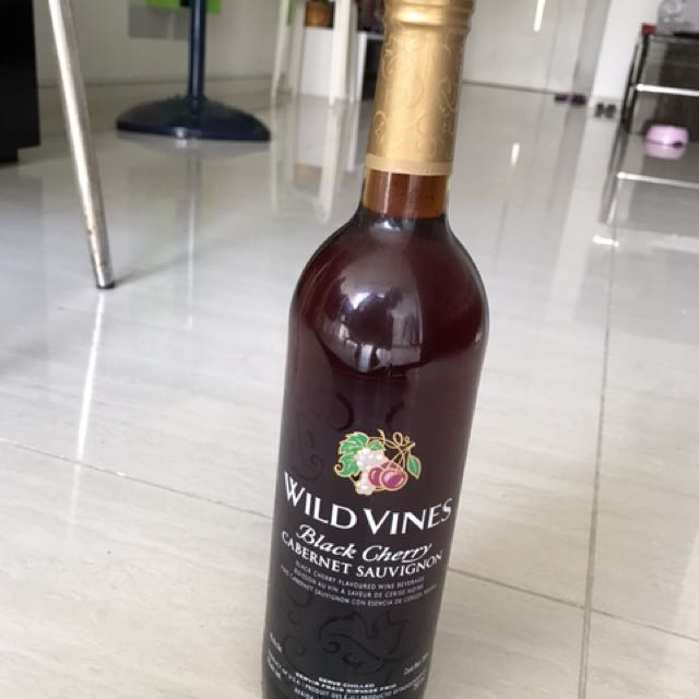 Wild Vines Black Cherry Sauvignon, Food & Drinks, Alcoholic