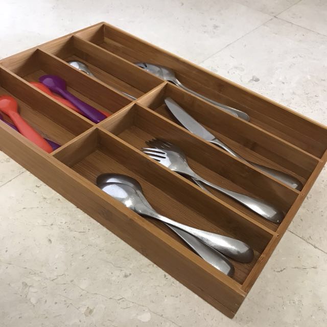 Wooden Cutlery Tray Kitchen Appliances On Carou