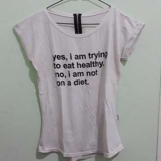 Tshirt white size m
