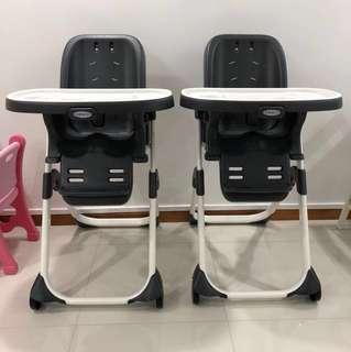 Graco DuoDiner DLX 3 in 1 Convertible High feeding Chair