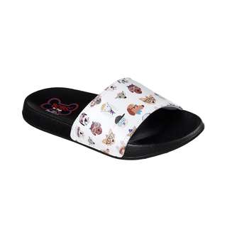 BOBS Women's 2nd Take Slide Sandal Slippers,Bobs 34345/White 7