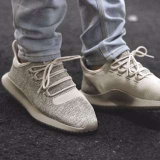 Adidas tubular shadow 卡其色