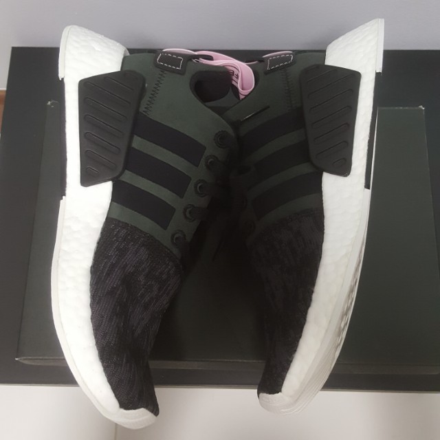 Adidas Original NMD R2 BY9314 black wonder pink, Women's Fashion, Footwear,  Sneakers on Carousell
