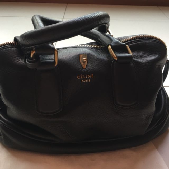 REDUCE PRICE Authentic CELINE Black Bowling Bag