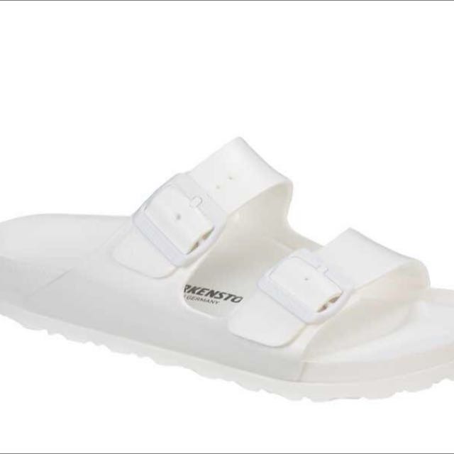 eva white birkenstocks