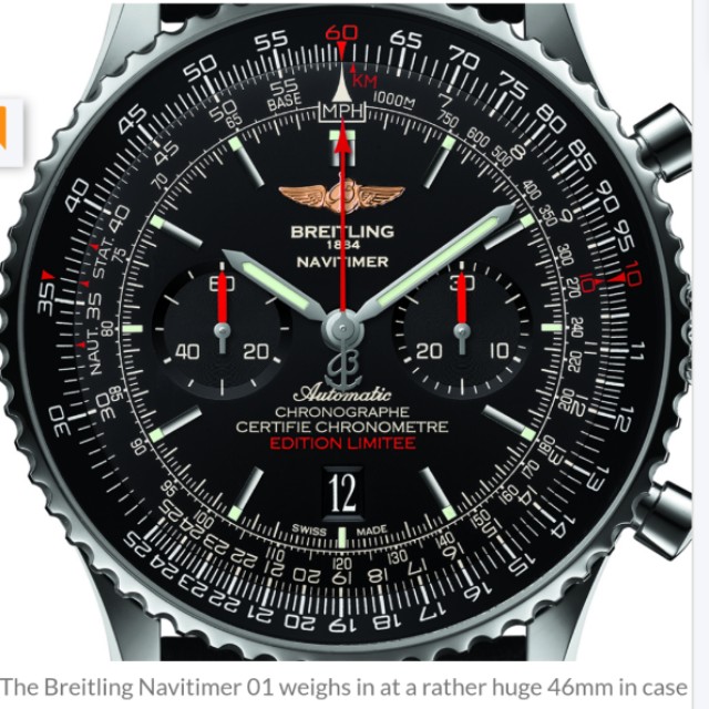 BREITLING NAVITIMER SEA LIMITED EDITION, Luxury, Watches on Carousell