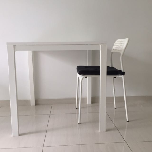 Danhult Table White 69x69 Cm Furniture Tables Chairs On Carousell
