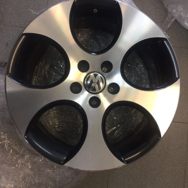 Vwr Detroit Rims Detroit wheels GTI MK6, Car Accessories on Carousell
