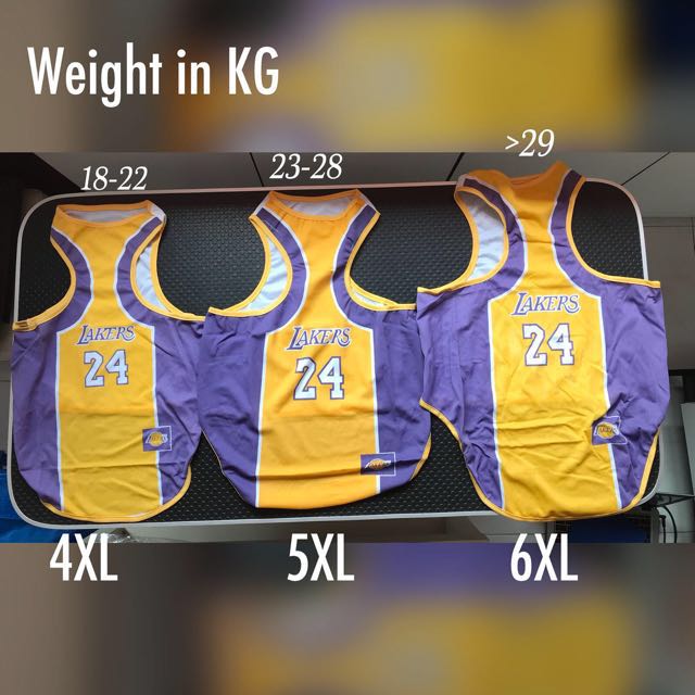 lakers dog jersey