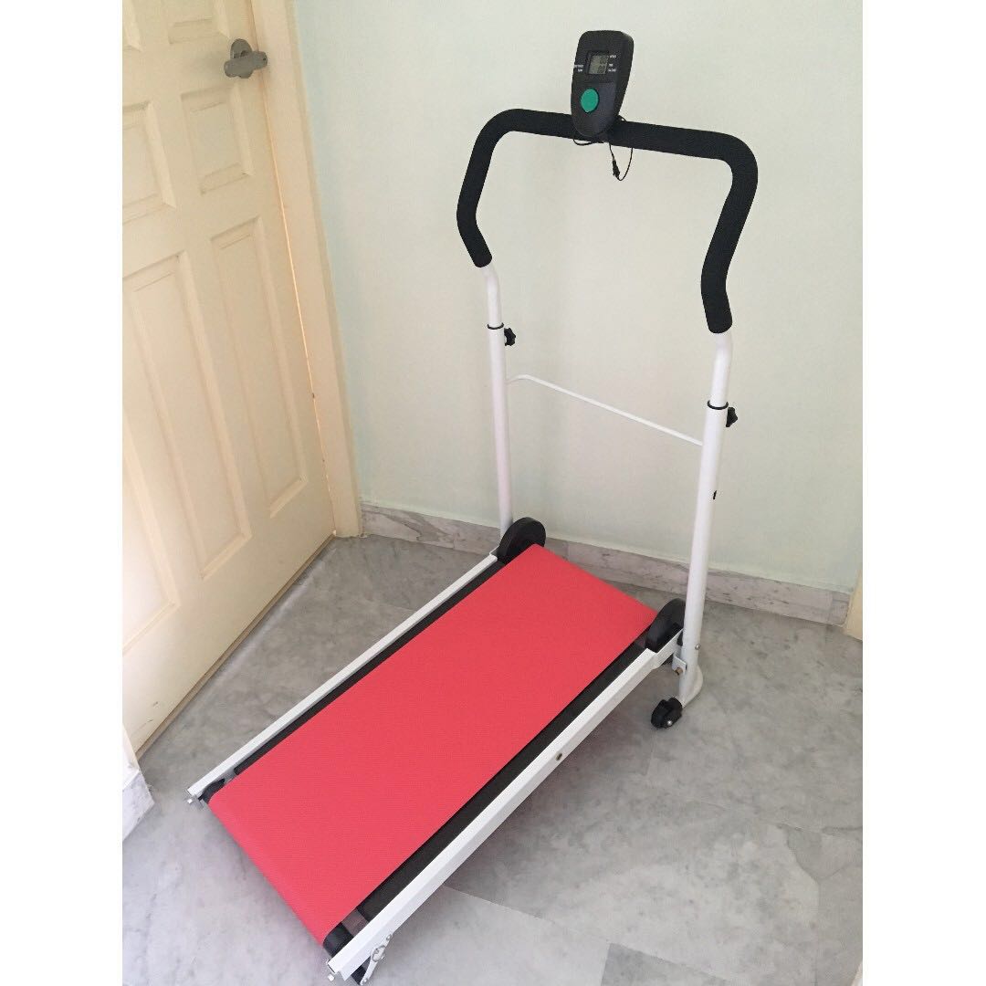 Foldable Manual Treadmill Sports Sports Games Equipment On Carousell