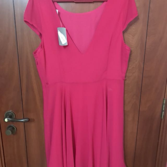 Forever 21 Hot Pink Dress New Women S Fashion Clothes Dresses Skirts On Carousell