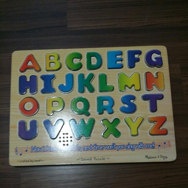 alphabet sound puzzle melissa and doug