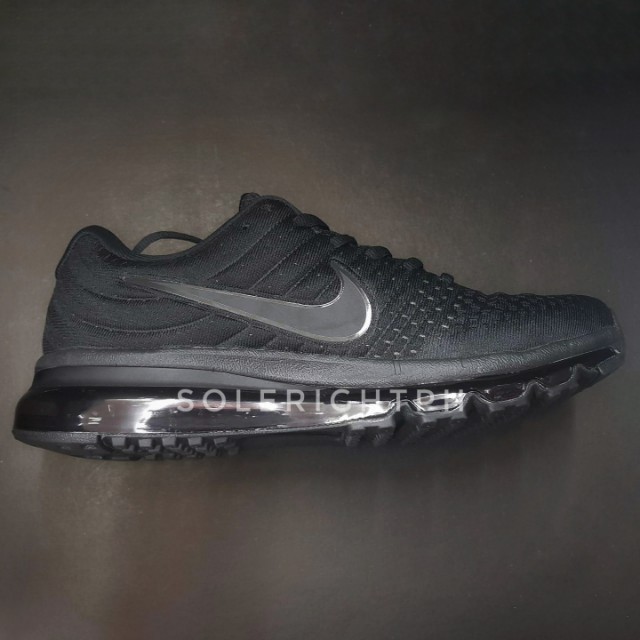 2017 nike air max triple black