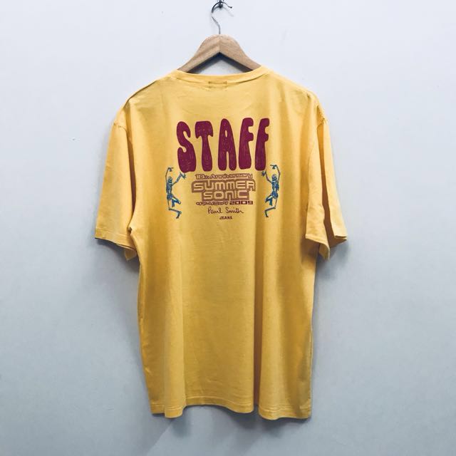 Paul Smith SUMMER SONIC T Shirt 10th Anniversary XL