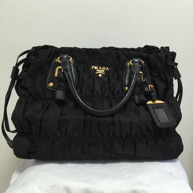 Prada Vintage - Nylon Tessuto Travel Bag - Black - Leather Handbag - Luxury  High Quality - Avvenice