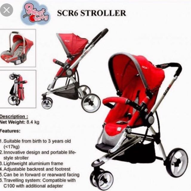 stroller scr 6 second hand
