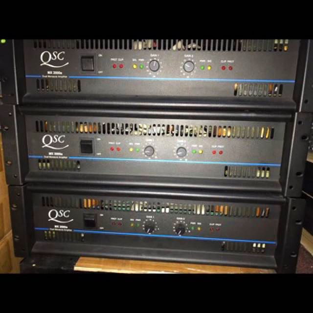 QSC MX2000a Professional Power Amplifier, Audio, Other Audio Equipment ...