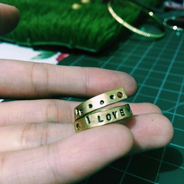 Raw Brass Spiral Ring (Category: Rings) located in Quezon City. Submitted by therapii.manila (Listing ID 152136303, Image 2). Description: An adorable addition to any finger! Big but elegant piece with texture and minimalist design. Ring is made from brass & is handcut, hammered and shaped. The ends are hammered and wraps around 2 times. A really eye catching piece, best worn on the middle or point finger to sit comfortably around the knuckle. 20