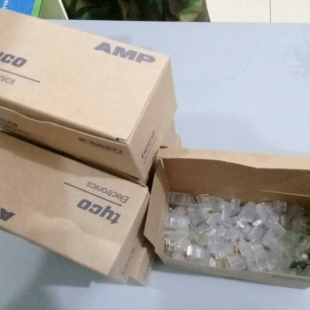 Rj45 Connector Tyco Brand Electronics Computer Parts Accessories On Carousell
