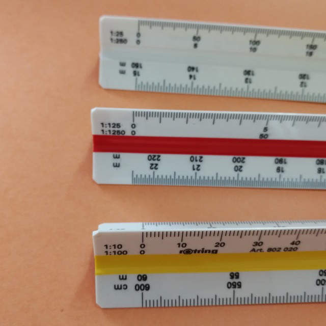 ROTRING Reduction Scale Ruler