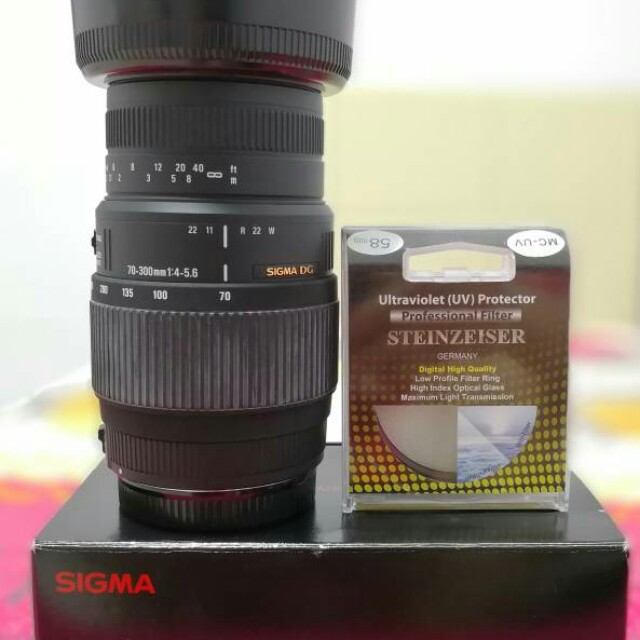 Sigma 70 300mm F4 5 6 Dg Macro Canon Lens Photography On Carousell
