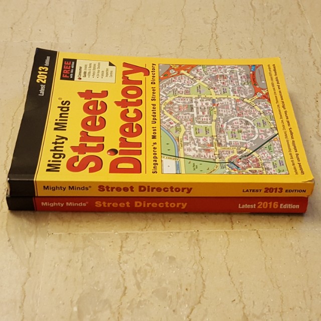 Singapore Street Directories Hobbies Toys Books Magazines Comics Manga On Carousell