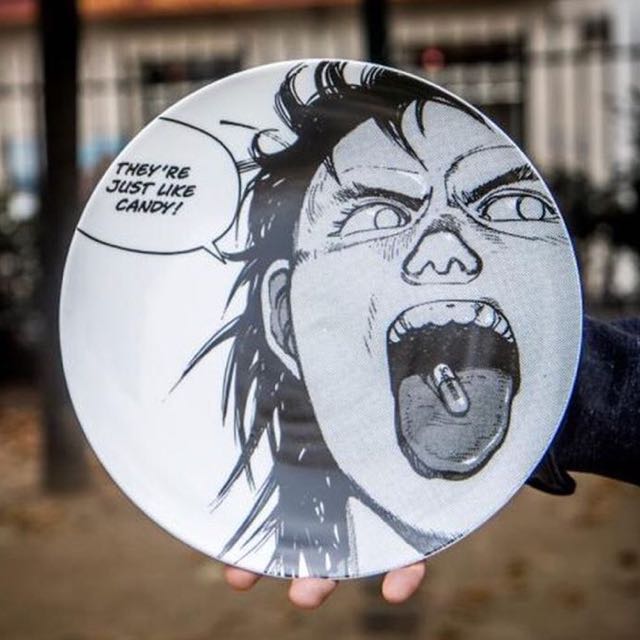 supreme akira plate